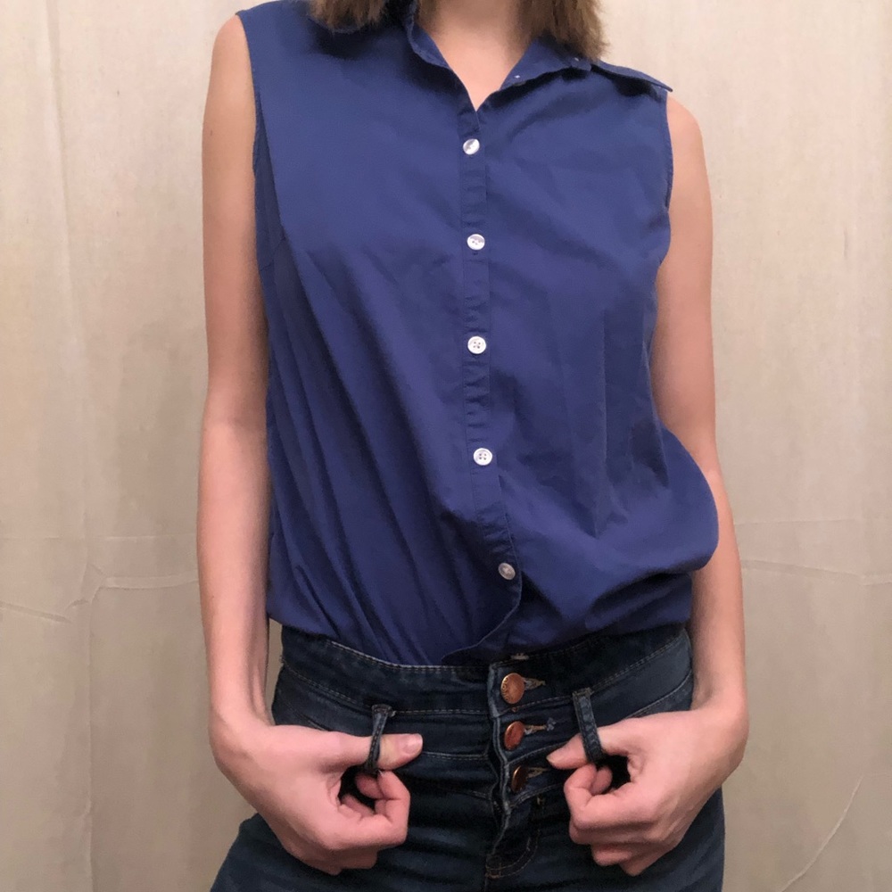 Cute Blue Tank Top